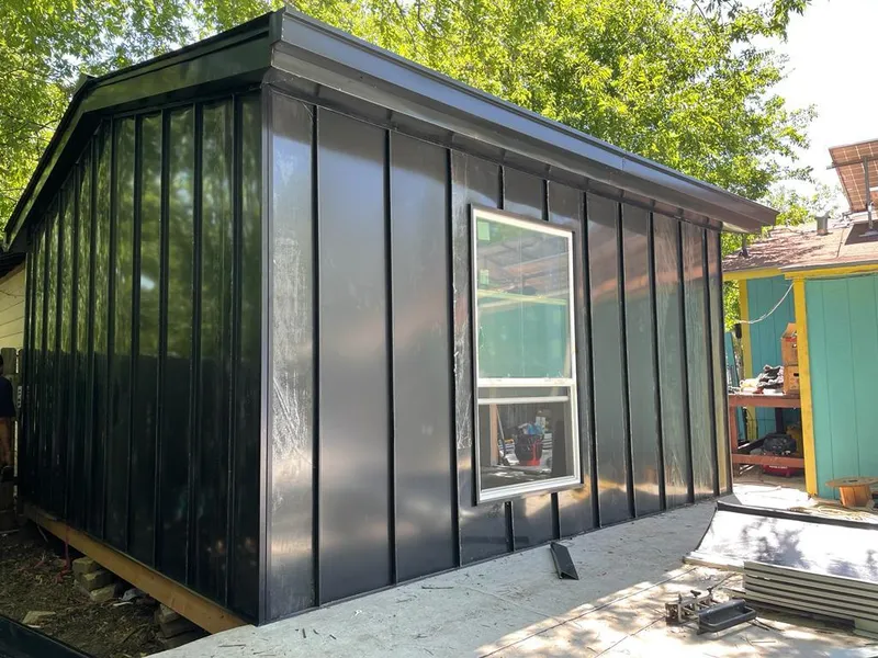 Black standing seam metal wall panels for Roof Inspection in Fort Washington