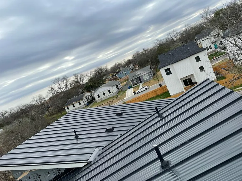Standing seam metal roof panels with vents for Skylight Repair in Fort Washington